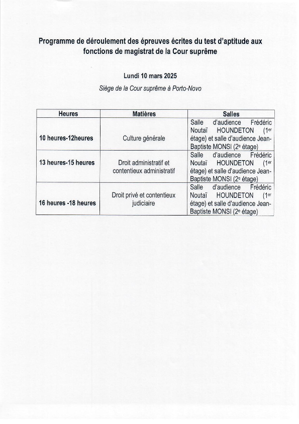 Liste candidats preselectionnés CS 005